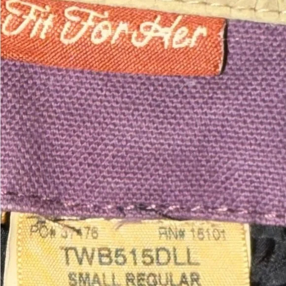 Purple Women’s Canvas Insulated Bibs - Picture 7 of 8